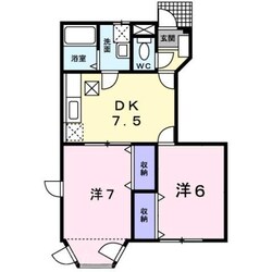 カーサヒラソールの物件間取画像